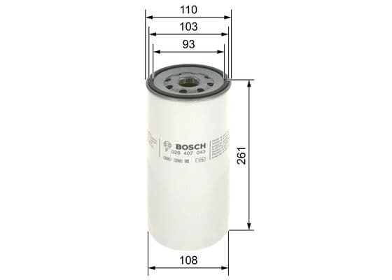 Bosch P 7043 Yağ filtresi 1