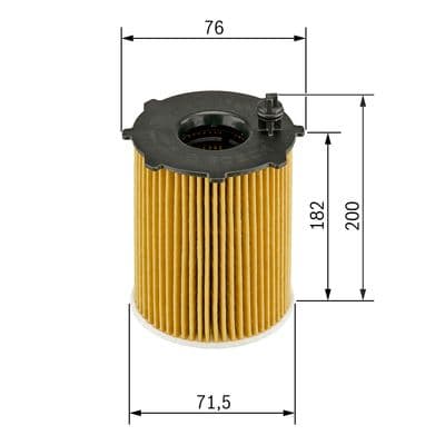 Bosch P 7066 Yağ filtre tertibatı 1