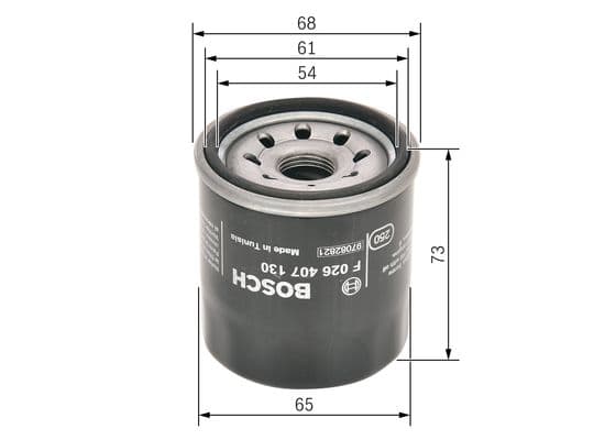 Bosch P 7130 Yağ filtresi 1
