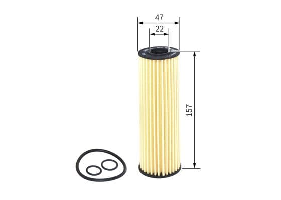 Bosch P 7132 Yağ filtre tertibatı 1