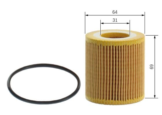 Bosch Filtre Sistemleri Yağ filtre tertibatı 1