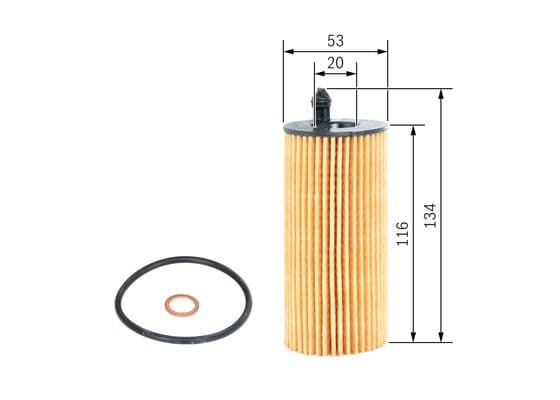 Bosch P 7205 Yağ filtre tertibatı 1
