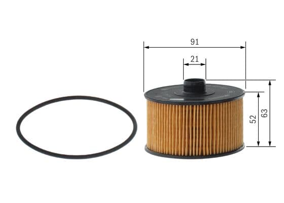 Bosch P 7231 Yağ filtre tertibatı 1