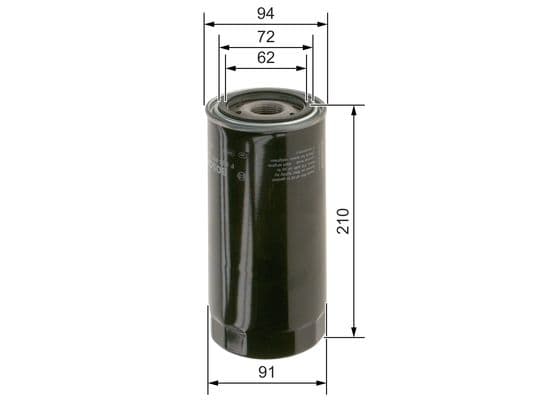 Bosch P 7234 Yağ filtresi 1