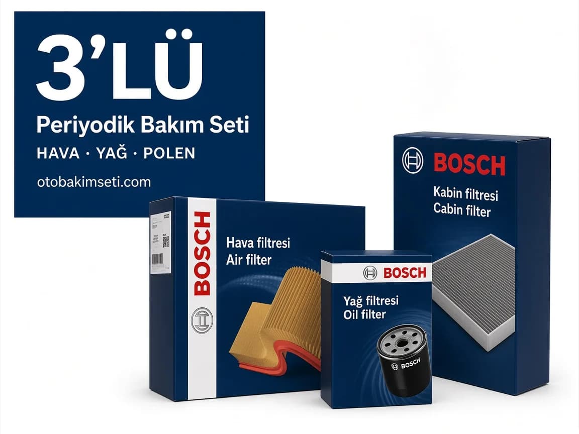 Peugeot 106 1.5 Diesel Periyodik Bakım Seti (1996-2005) – Bosch Filtre Seti